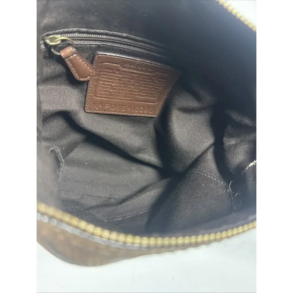 Coach Brown Leather F06S 10398 Crossbody Shoulder Bag